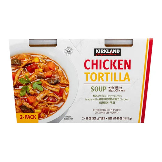 Kirkland Signature Chicken Tortilla Soup 2 ct, 32 oz