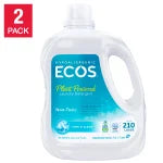 Ecos Liquid Laundry Detergent Free & Clear, 210 Loads