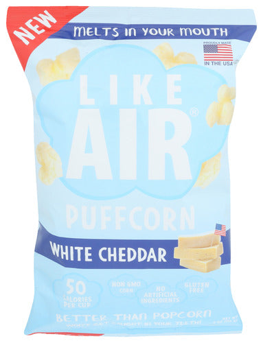 Like Air White Cheddar Puffcorn, 4 oz