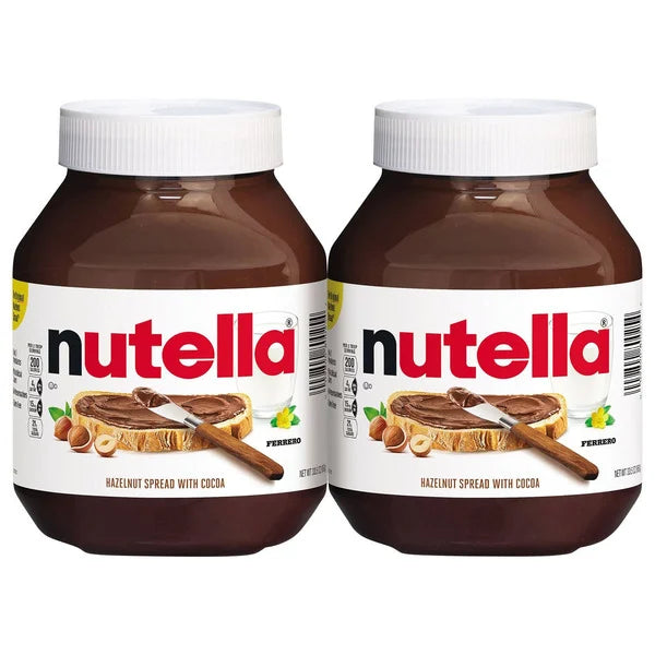 Ferrero Nutella Hazelnut Spread 2 ct, 33.5 oz