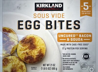 Uncured Bacon & Gouda Egg Bites, 21 oz