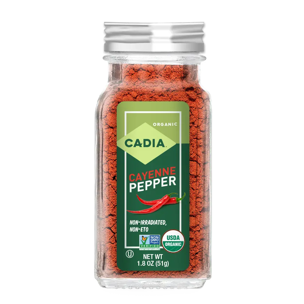 Cadia Organic Cayenne Pepper Powder, 1.8 oz