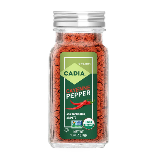 Cadia Organic Cayenne Pepper Powder, 1.8 oz