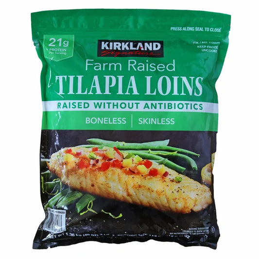 Kirkland Signature Farmed Tilapia Indiv. Wrapped, 3 lb