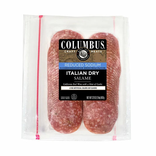 Columbus Reduced Sodium Italian Dry Salame, 32 oz