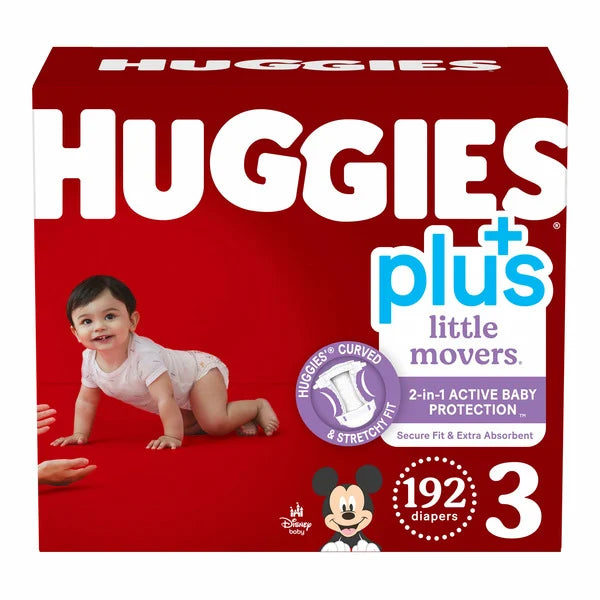 Huggies Diapers Size 3, 192 Count