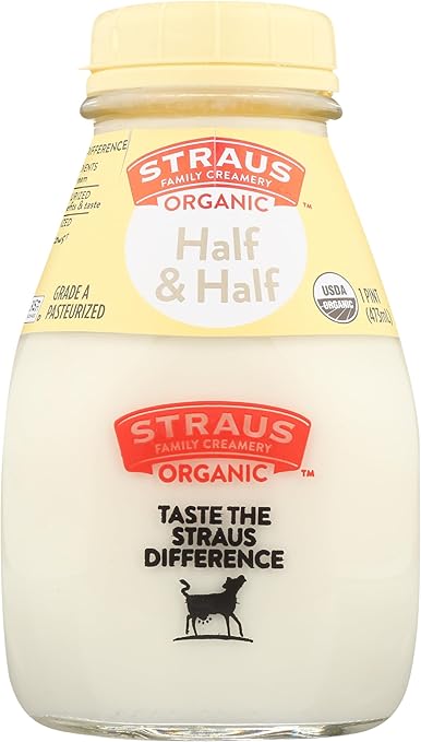 Straus Organic Half & Half, 16 oz