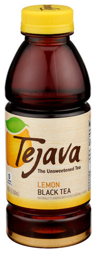 Tejava Unsweetened Lemon Black Tea, 16.9 oz