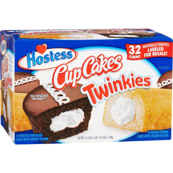 Hostess Cupcakes & Twinkies, 32 Count