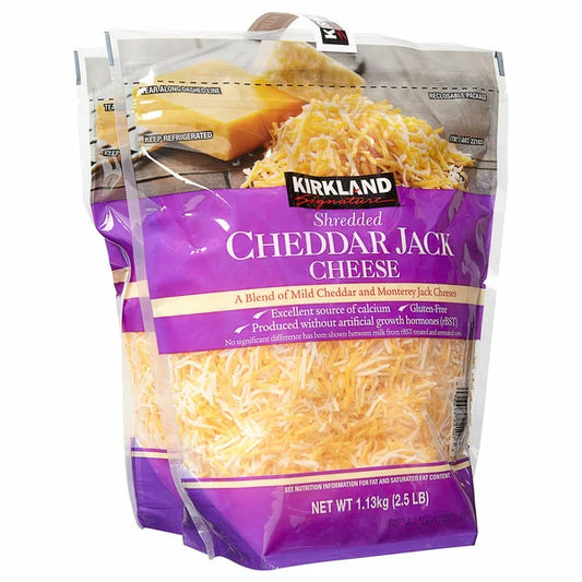 Kirkland Signature Cheddar Monterey Jack, Shredded 2 ct, 2.5 lb