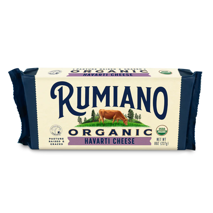 Rumiano Organic Havarti Cheese Bar, 8 oz