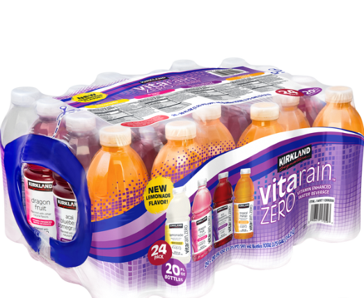 Kirkland Signature Vita Rain Variety Pack 24 ct, 20 oz