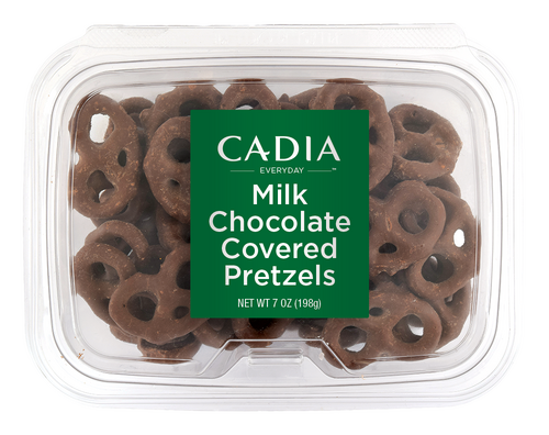 Cadia Everyday Milk Chocolate Covered Pretzels, 7 oz