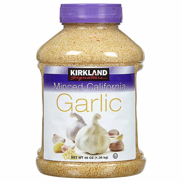 Kirkland Signature Minced California Garlic, 48 oz