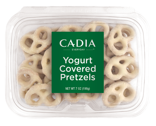 Cadia Everyday Plain Yogurt Covered Pretzels, 7 oz