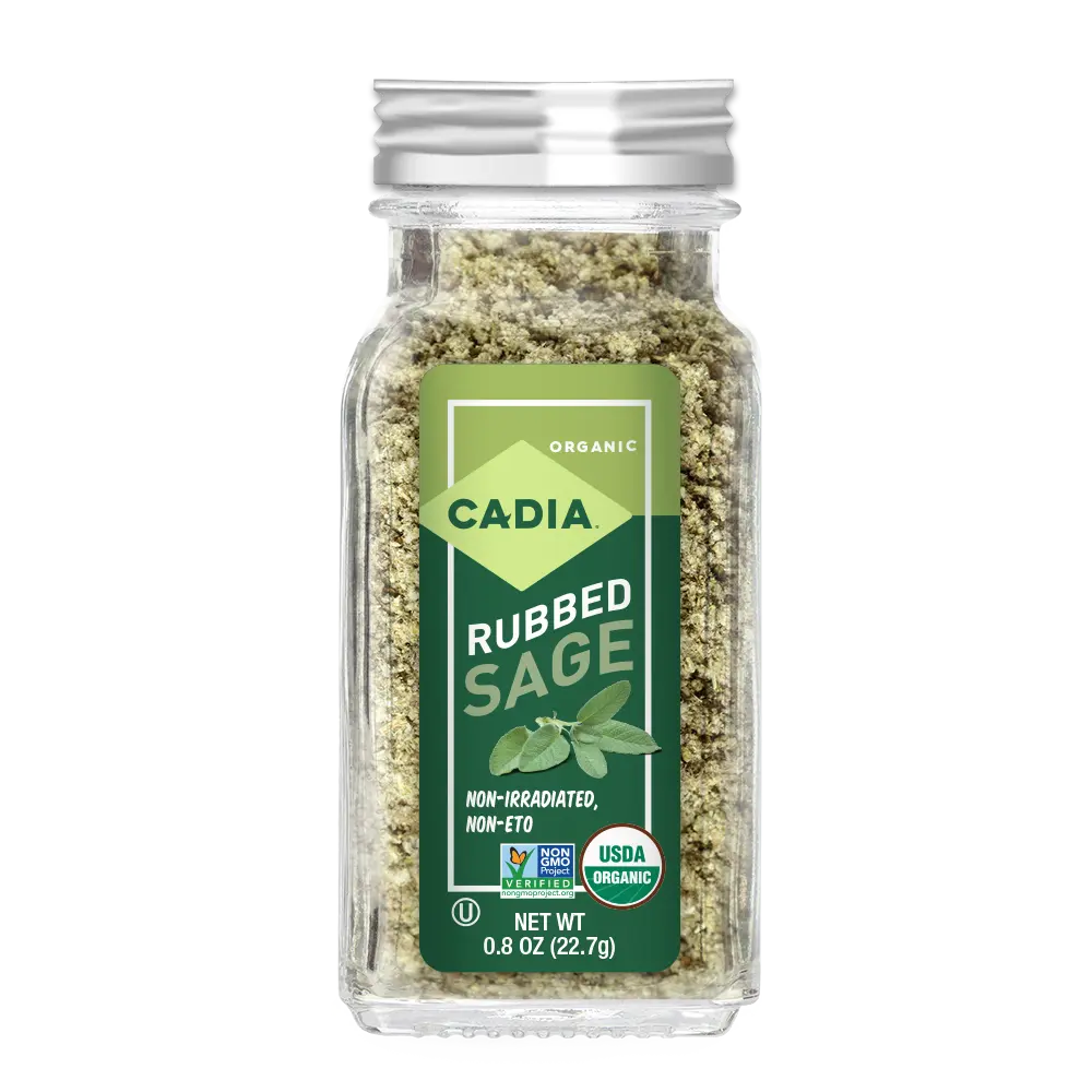 Cadia Organic Dried Sage, 0.8 oz