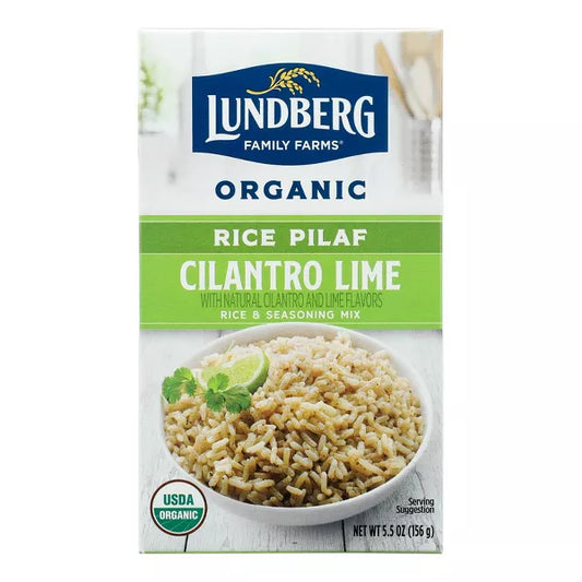 Lundberg Organic Cilantro Lime Rice & Seasoning Mix, 5.5 oz