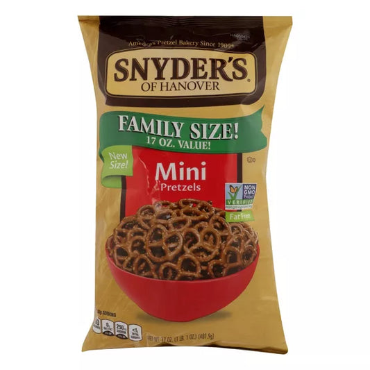 Snyder's of Hanover Family Size Mini Pretzel, 17 oz