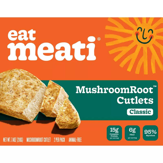 Meati Classic MushroomRoot Cutlets 2 pc, 7.4 oz