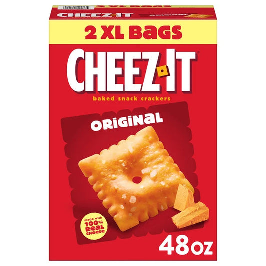 Cheez-It Baked Snack Crackers, Cheddar, 48 oz