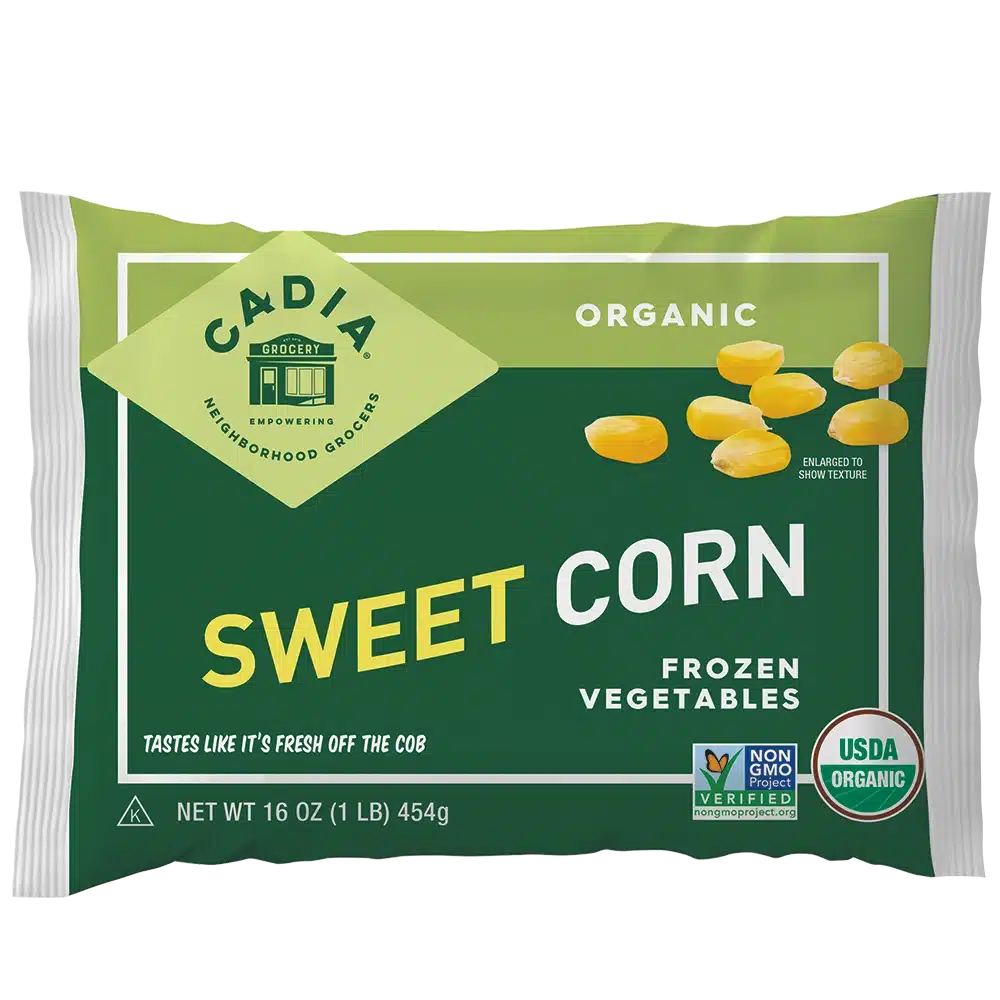 Cadia Everyday Organic Frozen Super Sweet Corn, 16 oz