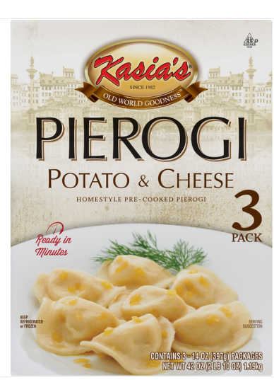 Kasia's Potato Cheese Pierogi 3 ct, 14 oz