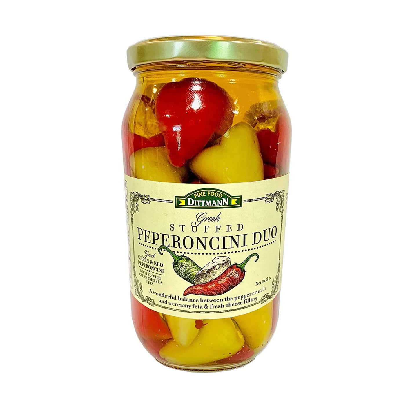 Fine Food Dittmann Greek Peperoncini Duo, 20.46 oz