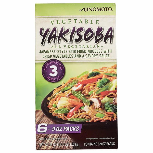 Ajinomoto Yakisoba with Vegetables 6ct, 9 oz – Veruca San Elijo