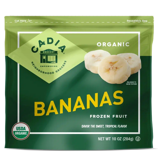 Cadia Everyday Organic Frozen Bananas, 10 oz