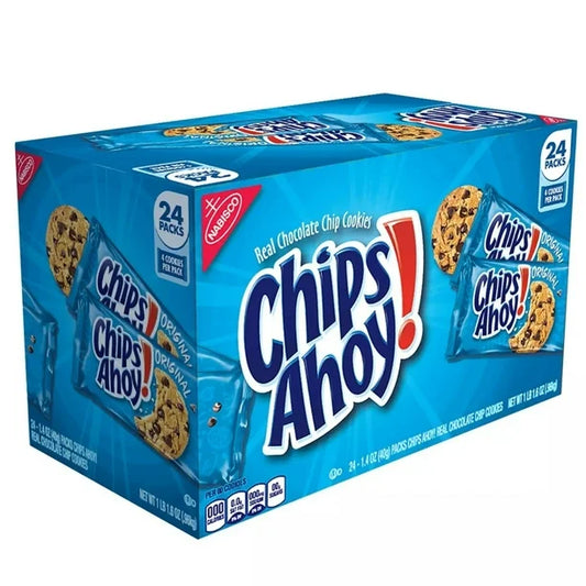 Chips Ahoy! Cookies Chocolate Chip 24 ct, 1.5 oz