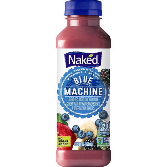 Naked Blue Machine Juice, 15.2 oz