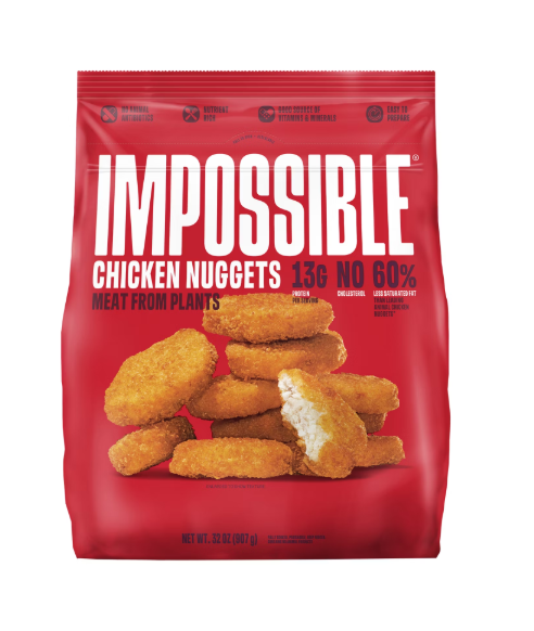 Impossible Plant Based Chicken Nuggets, 2 lbs