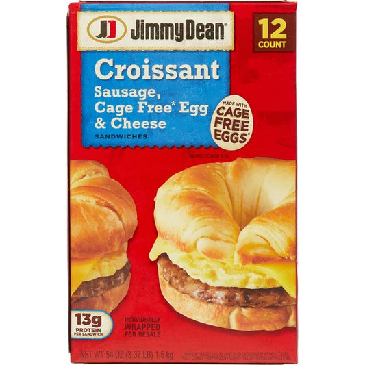 Jimmy Dean Croissant Sandwiches12 ct, 54 oz