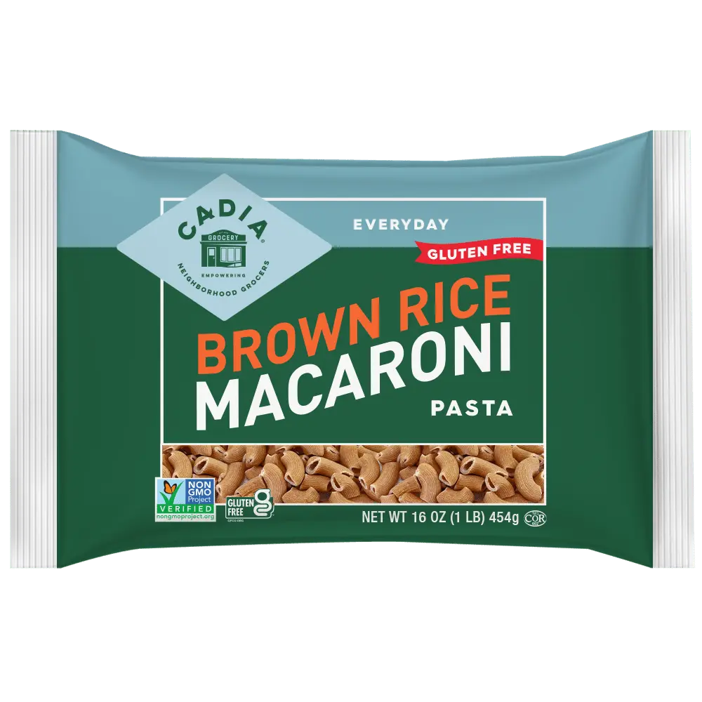 Cadia Everday Brown Rice Macaroni, 16 oz