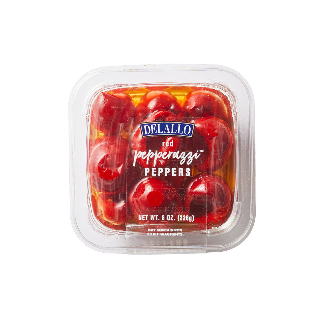 Delallo Red Pepperazzi Peppers, 8 oz