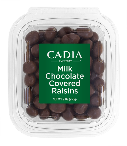 Cadia Everyday Milk Chocolate Covered Raisins, 9 oz