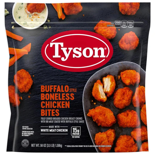 Tyson Boneless Chicken Bites, Buffalo Style, 3.5 lbs