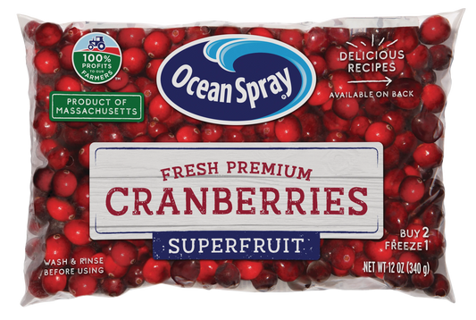 Ocean Spray Fresh Premium Cranberries, 12 oz