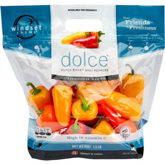 Seedless Mini Peppers, 1.5 lbs