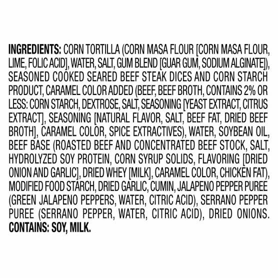 Delimex Seared Steak Taquitos, 30 ct