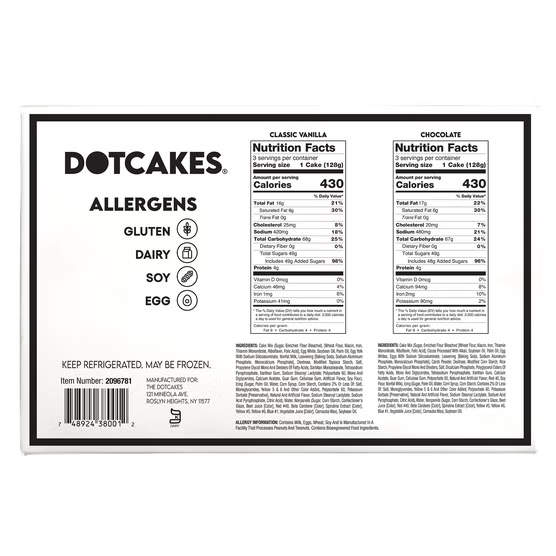 The Dotcakes Dotcups, Variety Pack, 4.5 oz, 6 ct