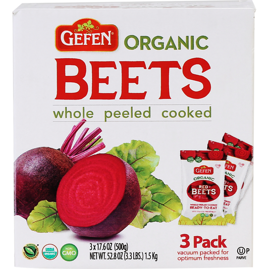 Gefen Organic Beets 3 ct, 17.6 oz
