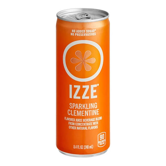 IZZE Sparkling Juice Beverage Sparkling Clementine 6 ct, 8.4 oz