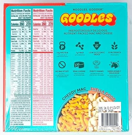 Goodles Chedda Mac & Shella Good Variety Pack, 8 ct, 6 oz