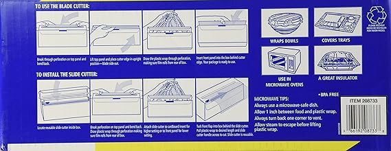 Kirkland Signature Stretch-Tite Plastic Food Wrap 12' x 3,000"