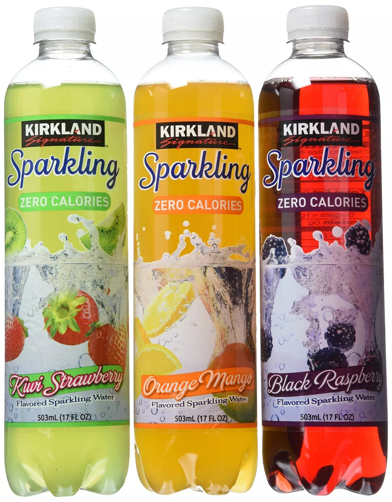 Kirkland Signature Sparkling Water Variety 24 ct, 17 fl oz