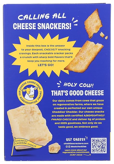 Cheddies Classic Cheddar Cheesy Crackers, 4.2 oz