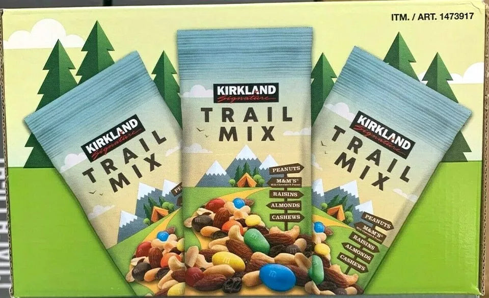 Kirkland Signature Trail Mix Snack Packs 28 ct, 2 oz