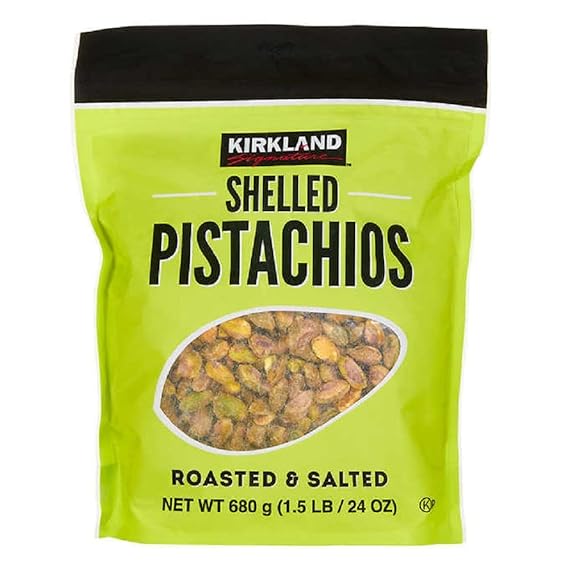 Kirkland Signature Nuts Shelled Pistachios Roasted & Salted, 24 oz