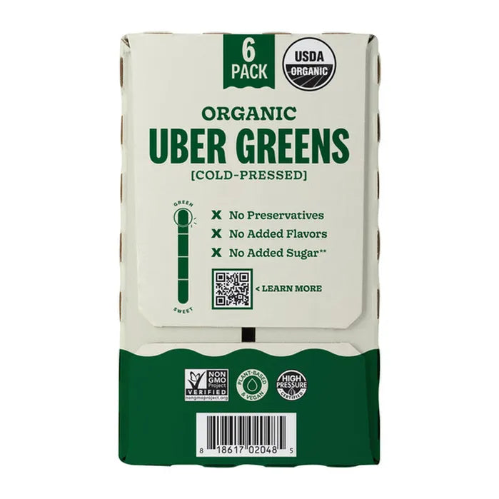 Suja Essentials Organic Uber Greens 6 ct, 10.5 oz